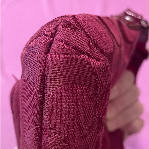 Coach Burgundy Crossbody Bag - Picture 7 of 14